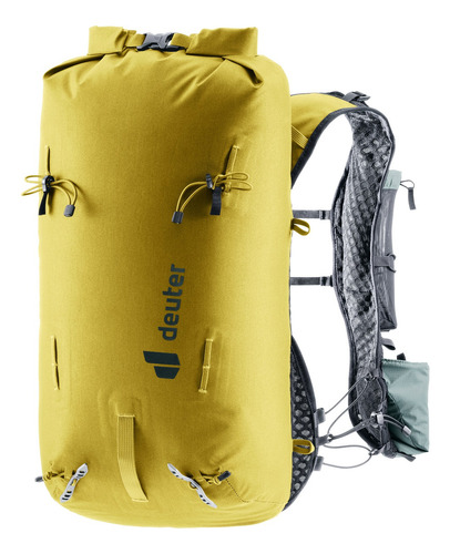 Mochila Impermeável Vertrail 16 Deuter Estanque Alpinismo Cor Amarelo