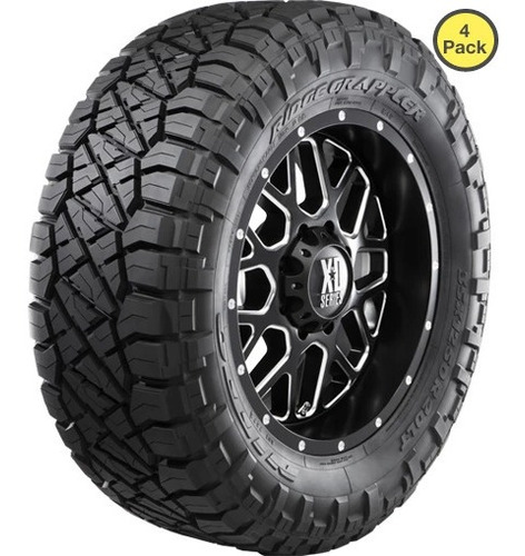 Paq 4 Llantas Nitto Ridge Grappler Lt295/55r20 123/120q 10pr