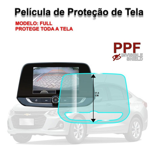 Película multimedia antiarañazos Onix Plus Gloss Central de 8 pulgadas