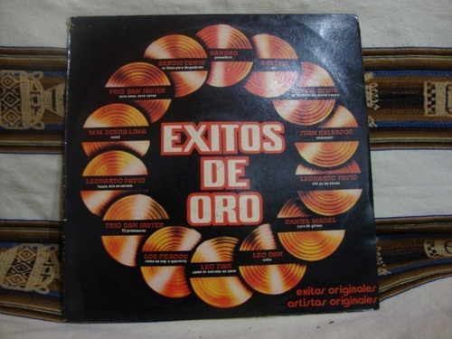 Vinilo Exitos De Oro Trio San Javier Prados Sandro Leo Da M2