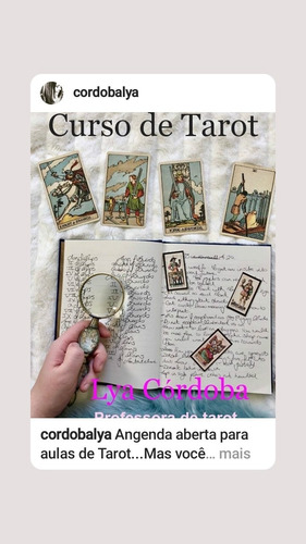 Imagem 2 de 5 de Tarot On Line E Presencial.