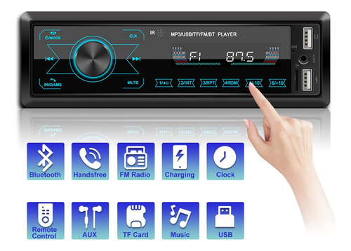 Reproductor Mp3 Bluetooth Para Coche M10 Touch Dual Usb