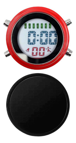 Mini Reloj De Motocicleta Reloj Impermeable Reloj Negro Rojo