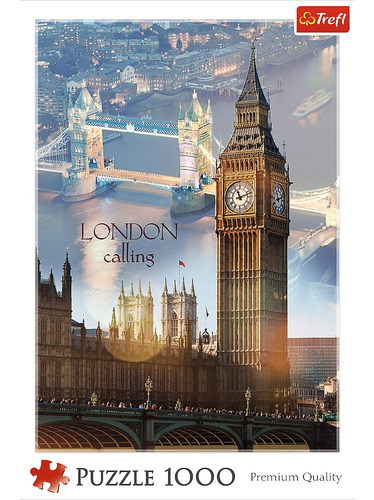 Imagen 2 de 6 de Rompecabezas Puzzle 1000 Piezas Trefl Londres - 10395