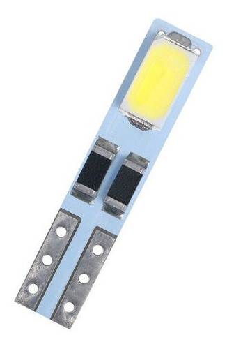 10x Ampolleta Led T5 Canbus Anti Error 5630smd W3w Azul