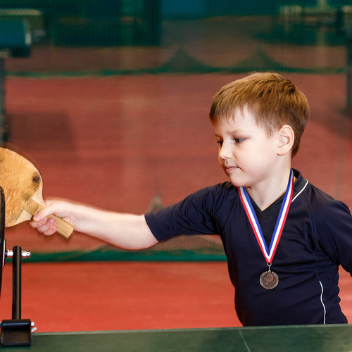 Medalla De Metal Con Temática De Tenis De Mesa Para Competic