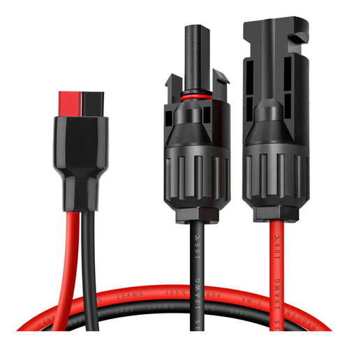 Electop Kit De Conector De Cable De Panel Solar De 10 Awg, .