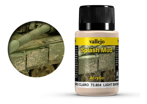 Vallejo 73804 Splash Mud Salpicaduras Barro Marrón Claro 