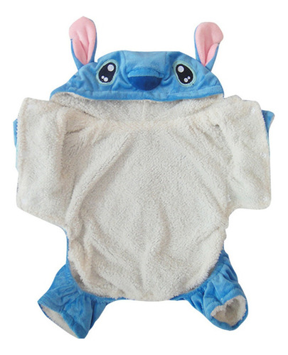 Navidad Ropa Para Mascotas Stitch, Abrigo Con Capucha,