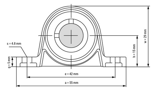 Rodamiento Chumacera 8 Mm Kp08 Para Impresora 3d O Cnc