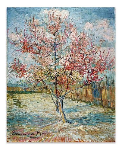 Cuadro Canvas Durazneros Rosados Van Gogh 60x73 M Y C