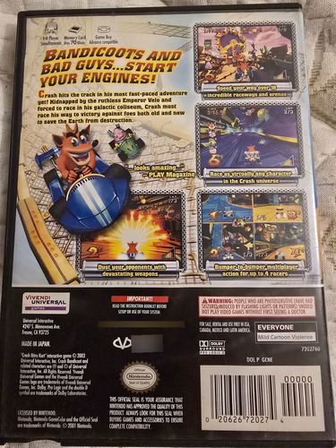 Crash Nitro Kart Gamecube (Usado)
