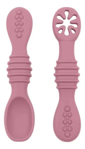 comprar Set De Cucharas  Silicona Aprendizaje Bebé Pre-cucharas