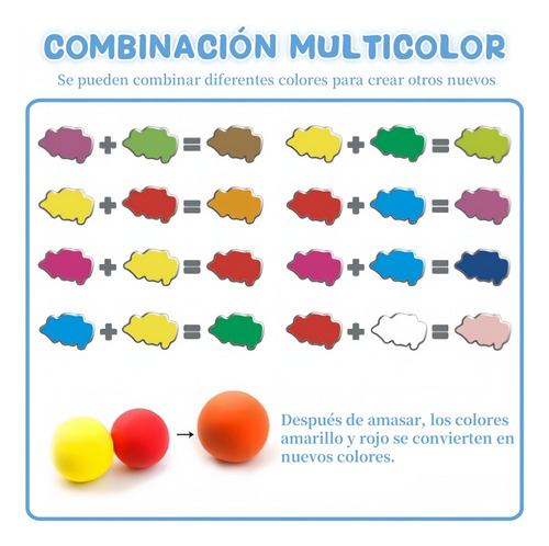 Arcilla Moldeable Masa Moldeable Juego De Juguetes