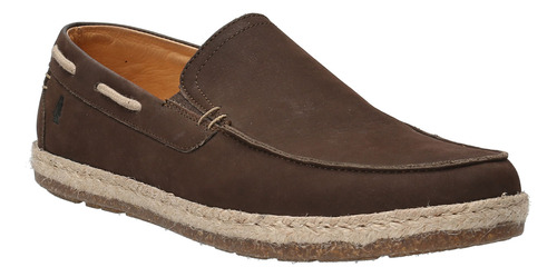 Slip On Hush Puppies Gago Brown Para Hombre