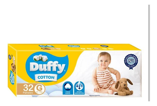 Pañales Descartables Para Niños Duffy Cotton Grande X 96 Un.