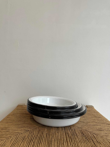 Imagen 7 de 7 de Tartera Cazuela Enlozada Cocina Tarterita Plato Hondo Deco