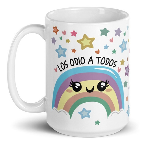 Taza Grande Personalizada Los Odio A Todos Taza En Serio