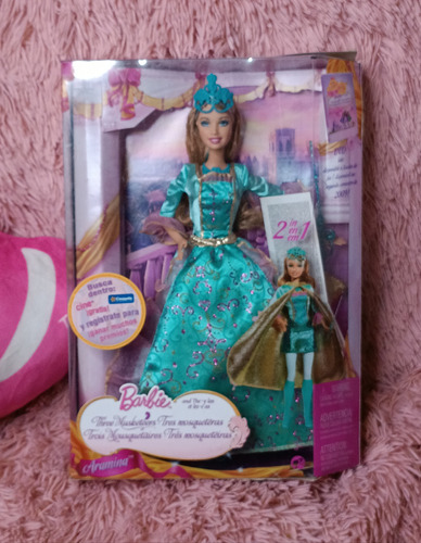 Barbie Princesa Aramina Mosqueteras Mattel