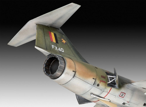Imagem 4 de 9 de Plastimodelismo Revell Caça Starfigther F-104g Rnaf/baf 1/72