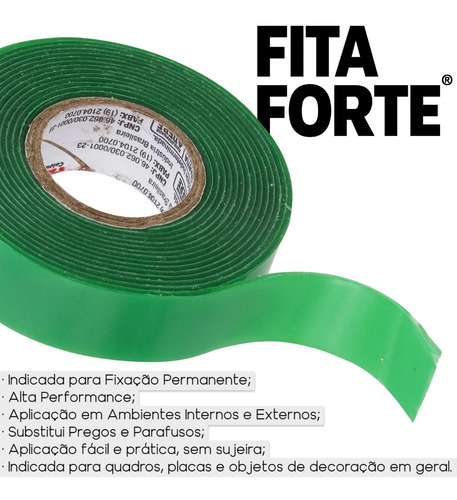 Fita Dupla Face Transparente 12mm Rolo 2m Adere Fixa Forte