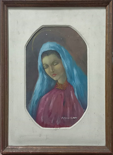Fulvio Pennacchi, Óleo Sobre Placa, 32x25cm, Med Int Mm2 W3 (Usado)