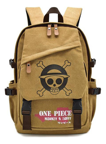 One Piece Anime Canvas Backpack Regalo De Alta Calidad 2023