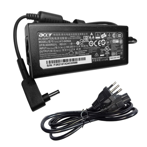 Imagen 1 de 2 de Cargador Orig. Acer Aspire 5 A515-54 ( N18q13 ) 19v - 2.37a