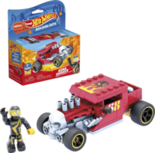 Hot Wheels Mega Construx Bone Shaker - Juego De Construcción