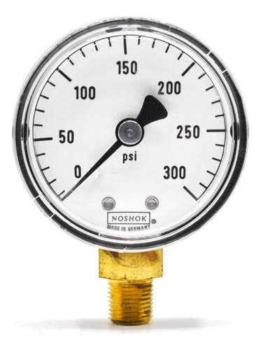 Manómetro Para Aire Carátula 2 PLG , 300 Psi (agua, Gas)