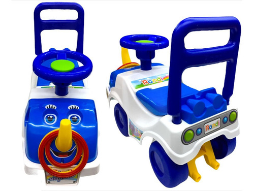 Imagen 2 de 8 de Rondi Pata Pata Andador Bebe Elefante Azul 3043 New Bigshop