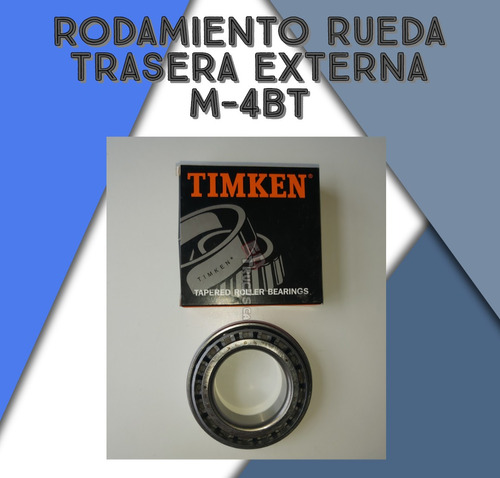 Rodamiento Rueda Trasera Externa Ford Cargo 815 4bt 368/362a