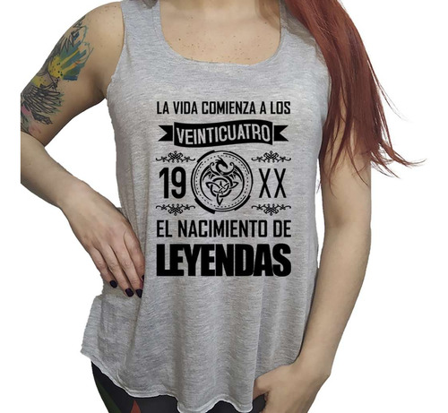 Musculosa Dama La Vida Comienza A Los 24 Nacimiento Leye