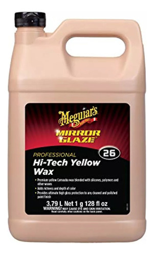 Meguiar's M2601 M26 Mirror Glaze Hi-tech Yellow Wax - 1 Galó