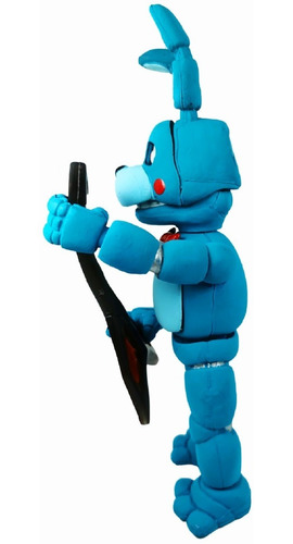 Imagen 3 de 7 de Combo 2 Figuras Five Nights Freddys Fnaf Bonnie Azul Morado