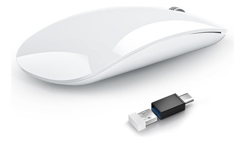 Mouse Uciefy Bluetooth U30 Inalámbrico Recargable Blanco