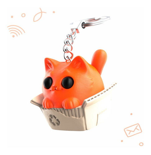 Cogonauts Mini Flidas - Llavero Picador Color Naranja Miniflidas