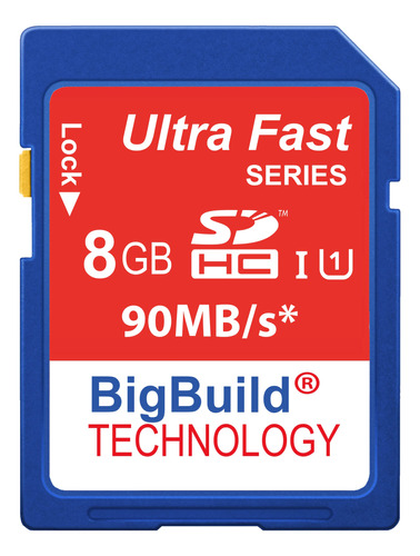 Bigbuild Technology Tarjeta Memoria Sdhc Ultrarrapida 8 Gb