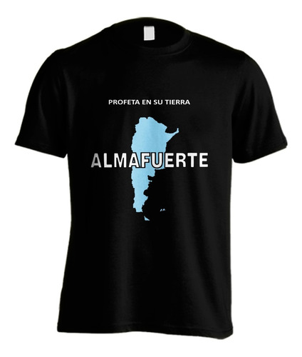 Remera Almafuerte #01 Rock Artesanal Planta Nuclear