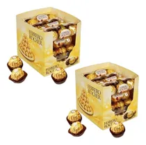Comprar Kit Chocolate Bombom Ferrero Rocher 48 Unidades - 2 Caixas