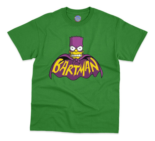 Playera Bartman Parodia Batman Bart Simpson Superhéroe #4