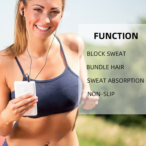 Bandas Para Cabello Deportivas Elásticas Cabeza Delgadas6pcs