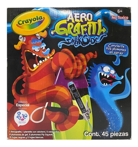 Crayola Aero Grafiti Darkside No Toxico