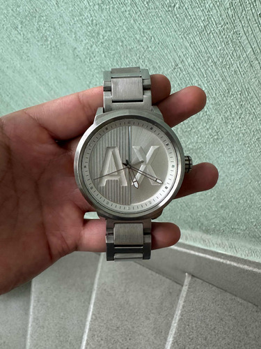 Reloj Armani Exchange Ax 1364 Para Caballero, 49mm, C. Acero