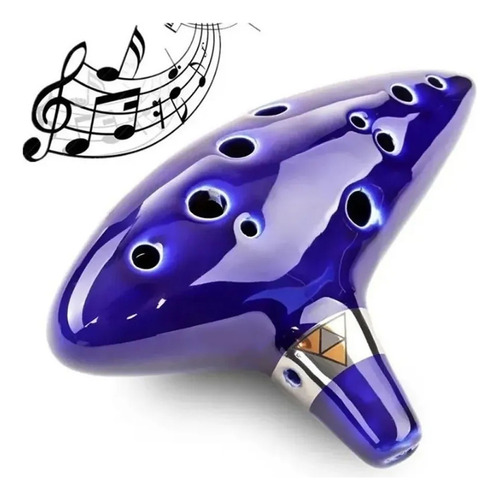 Vb Ocarinas De Cerámica Ocarina Alto C De 12 Hoyos,