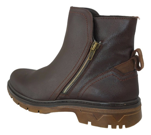 Botas Botines Cierre Hombre Christian Gallery 2850 Chocolate