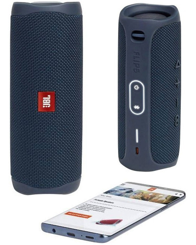 Parlante JBL Flip 5 JBLFLIP5BLUAM portátil con bluetooth waterproof blue 220V