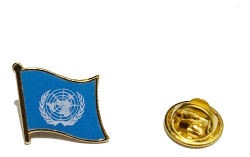 Pin Da Bandeira Da Organização Das Nações Unidas Onu