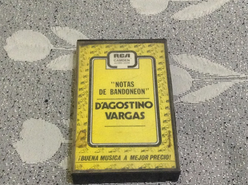 Cassette  Notas De Bandoneon  D'gostino Vargas