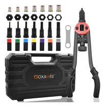Comprar Goxawee® Remachadora Para Tuercas De Manual Profesional Remache de aluminio boquilla M3, M4, M5, M6, M8, M10, M12